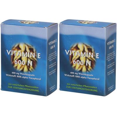 Vitamin E 600 N Weichkapseln 2x 2x100 St
