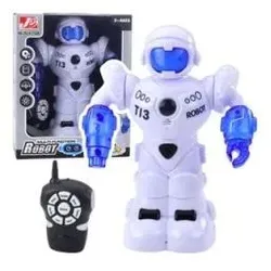 Lean Toys Intelligenter ferngesteuerter Roboter mit Licht und Ton