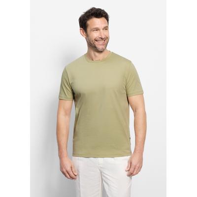 T-Shirt OLYMP "OLYMP Casual Wirk, T-Shirt", Herren, Gr. L, mint, 100% Baumwolle, Shirts T-Shirt