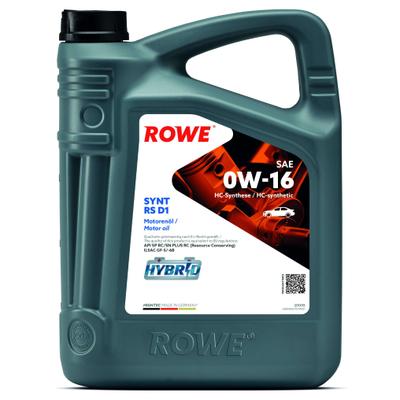 ROWE Motoröl HIGHTEC SYNT RS D1 SAE 0W-16 [5 L] 20005-0050-99