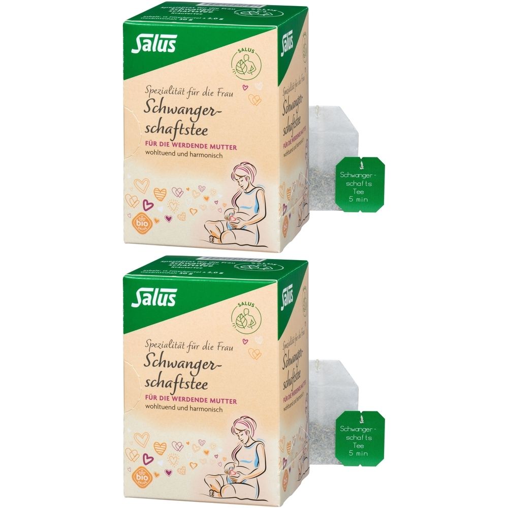 2x Schwangerschaftstee Bio Salus 2x15 St Filterbeutel