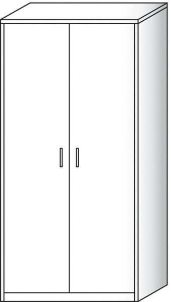 CSSCHMALMOEB HOCHSCHRANK SOFT PLUS,WEIß 72X148X36 CM 08096231