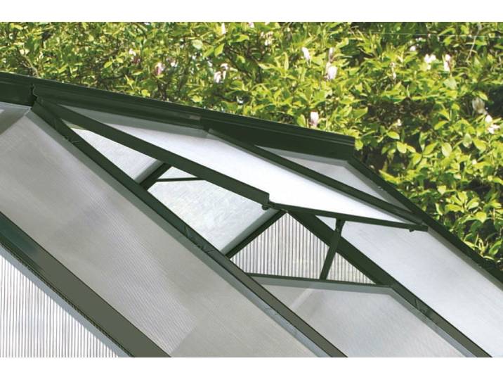 Fenster VITAVIA Geeignet für: Calypso , grün (smaragd), Aluminium, Fenster, Fenster, Gewächshaus-Fensterrahmen aus Aluminium, ohne Fensterscheibe