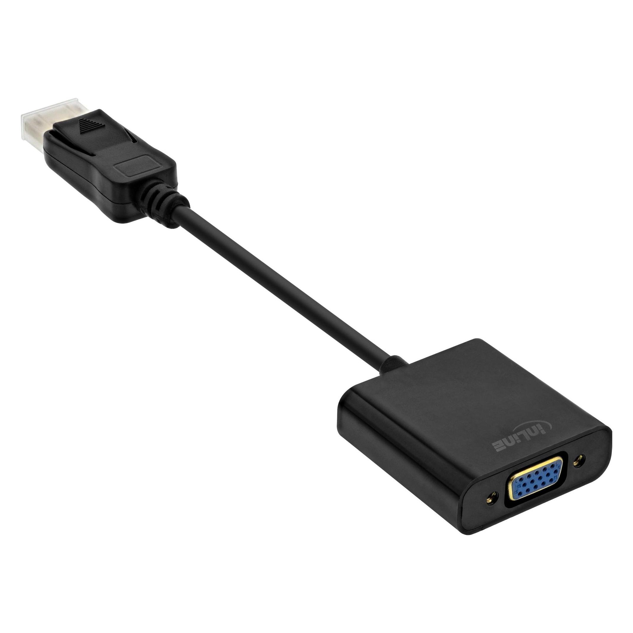 InLine DisplayPort zu (DisplayPort, VGA) (17197B)