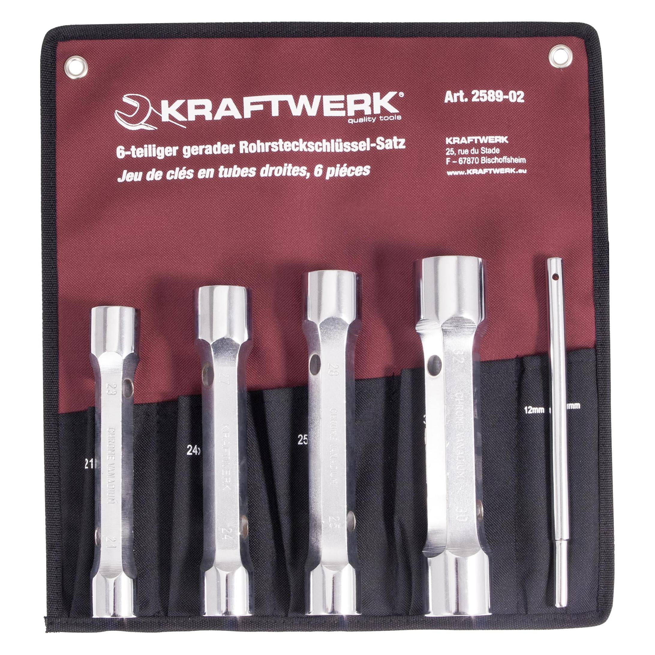 Kraftwerk Rohrsteckschl.satz mm+Stift (24 mm) (2589-02)