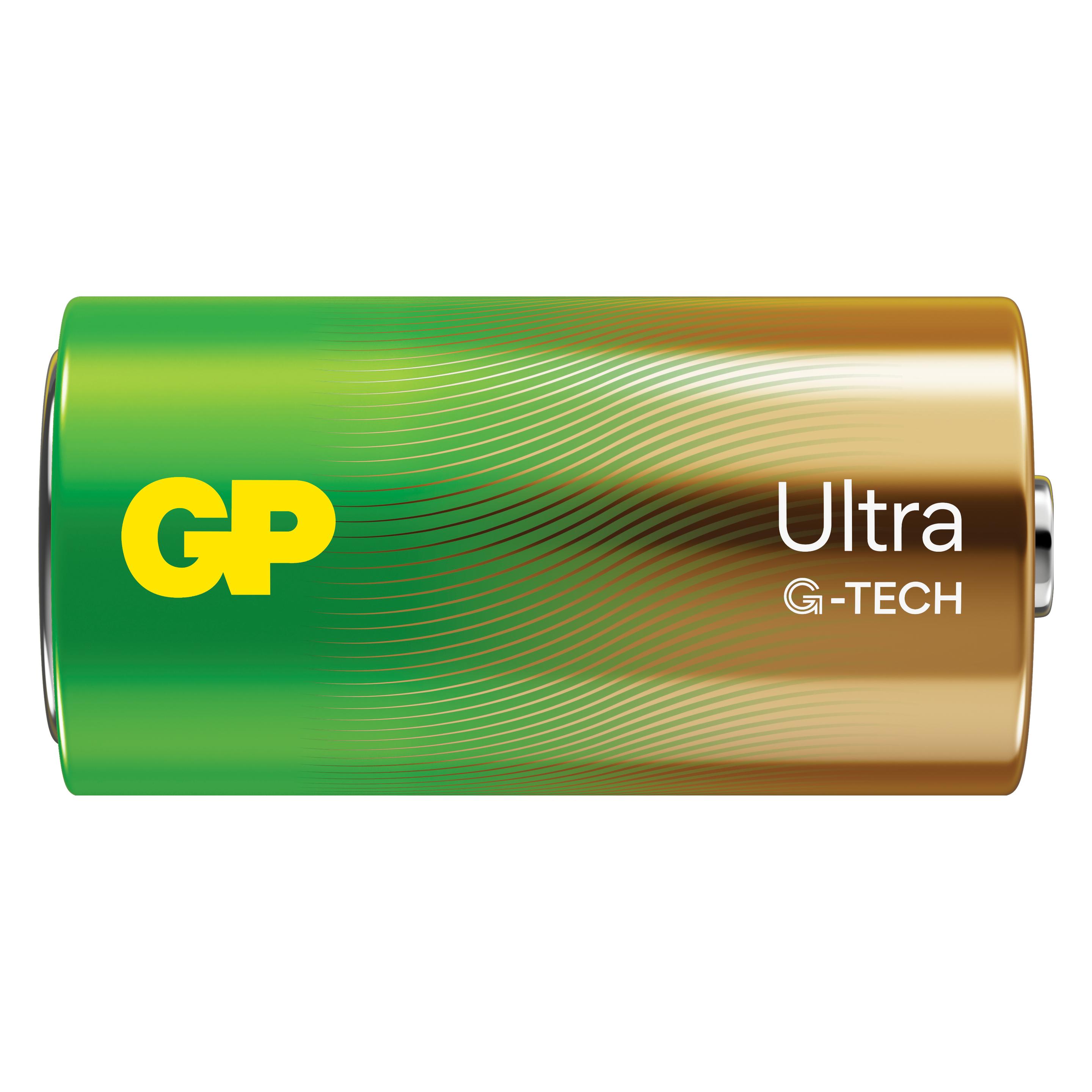 GP Batteries GP 14AU-U2 A21 / LR14 / C Ultra Battery (2 Stk., C) (151435)