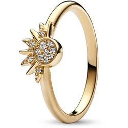 Pandora 162674C01 Damen-Ring Himmlisch Funkelnde Sonne, 54/17,2