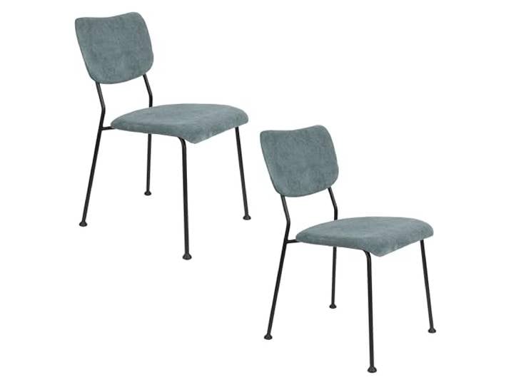 Zuiver Benson Esszimmerstuhl Grau/Blau - 2 er Set