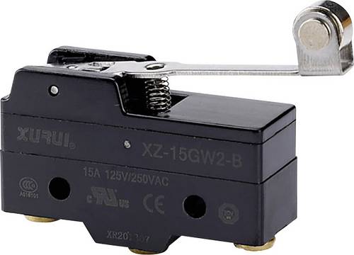 TRU Components XZ-15GW2-B Mikroschalter 250 V/AC 15A 1 x Ein/(Ein) tastend 1St.