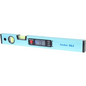 Hedue Wasserwaage M531, DL1, 40 cm, mit Neigungsmesser, drehbarer Anzeige und 2 Libellen