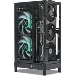 Ssupd Erweiterungs-Bracket, für Meshroom S V2 und D - schwarz (ATX), PC Gehäuse, Schwarz