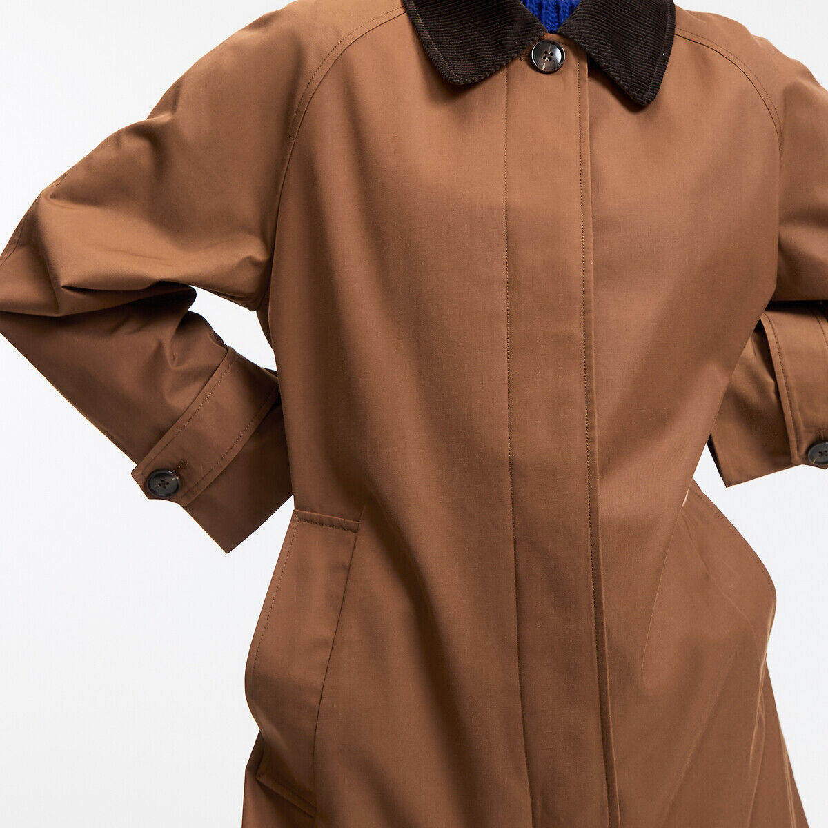 LA REDOUTE COLLECTIONS Trench long col velours