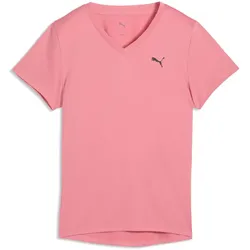 PUMA Tad Essential V-Neck Trainingsshirt Damen 25 - wild pink XS