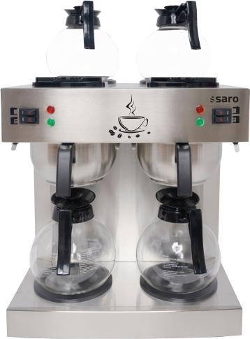 Kaffeemaschine ECO 48 mit Doppelbrühfunktion, Warmhalteplatten, B 405xT 410xH 453mm, für Büro, Kantine & Gastronomie