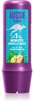 Aussie 1 Minute Miracle Color Rescue máscara nutrtiva para cabelos pintados 250 ml. 1 Minute Miracle Color Rescue