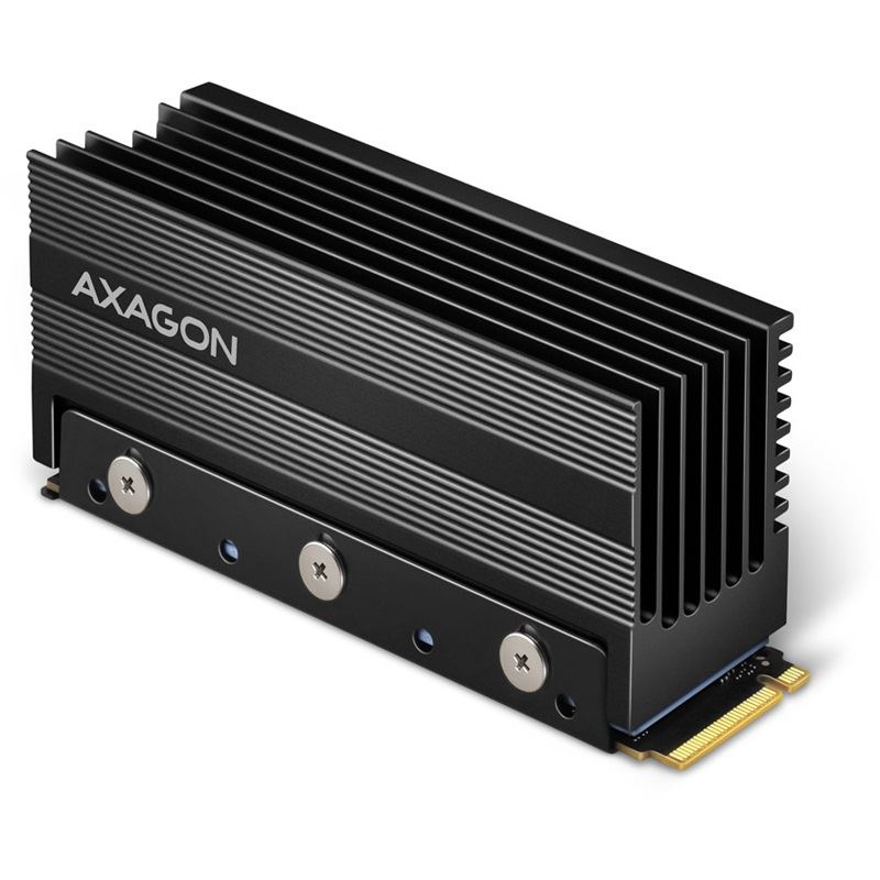 Axagon CLR-M2XL passive - M.2 SSD, 2280 - Aluminium-Heatspreader mit Kühlrippen