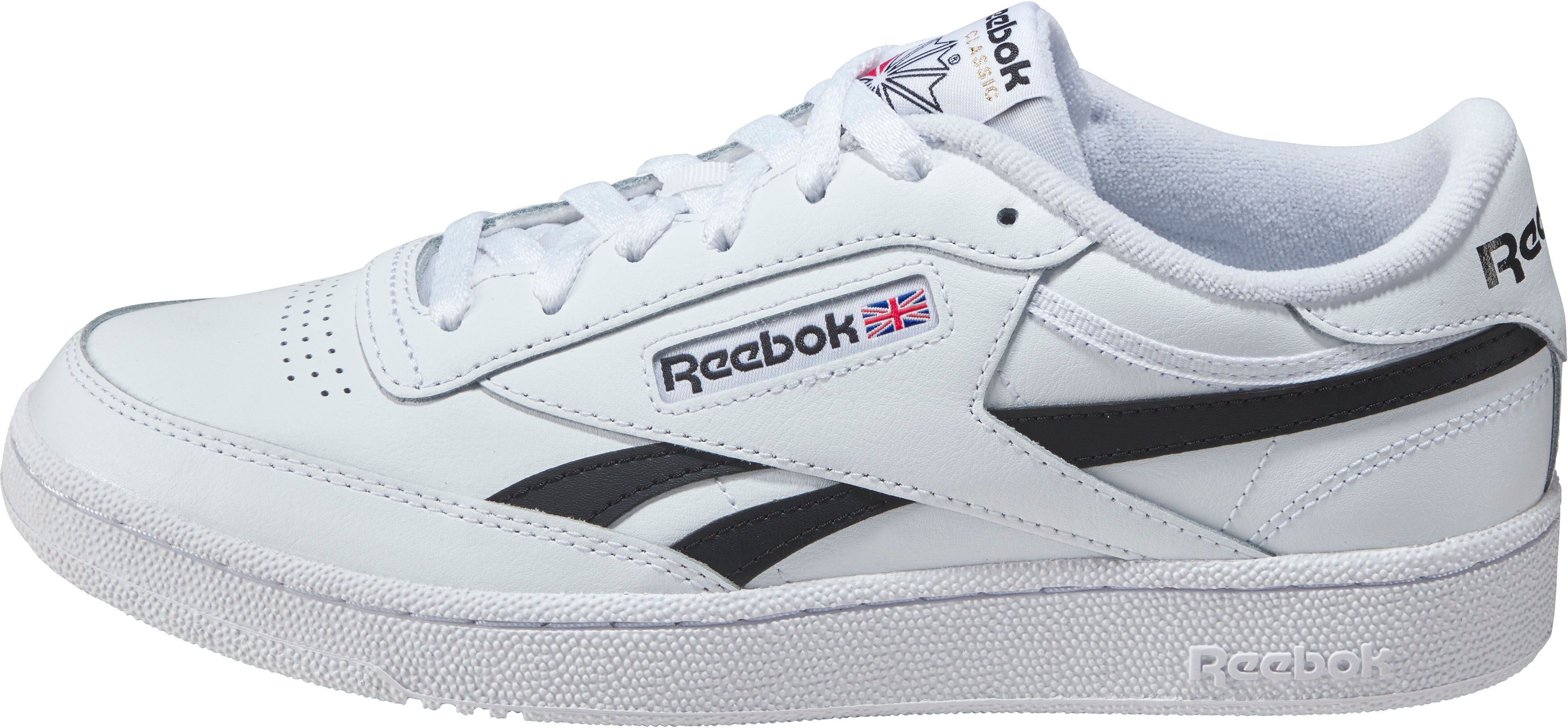 Sneaker REEBOK CLASSIC "Club C Revenge", Gr. 39, weiss (weiß), Leder, Synthetik, Schuhe Sneaker weiß 39