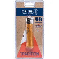 Opinel Taschenmesser No. 09 Carbonklinge mit Holzgriff
