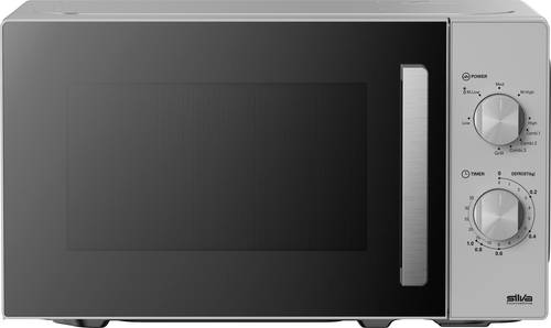 Silva MW-G 25.5 Mikrowelle Silber, Schwarz 700W