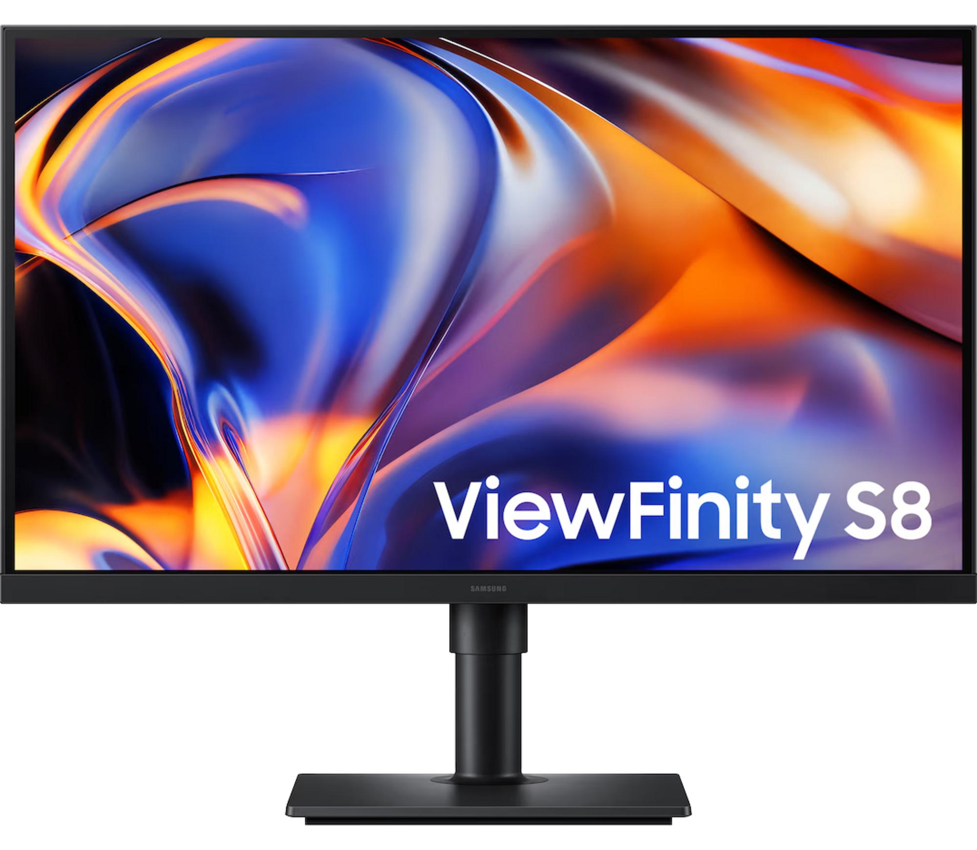 Samsung 27" ViewFinity S8 S80HF 5K Monitor, 68,6 cm (27"), 5120 x 2880 Pixel, 5K Ultra HD, LCD, 5 ms, Schwarz