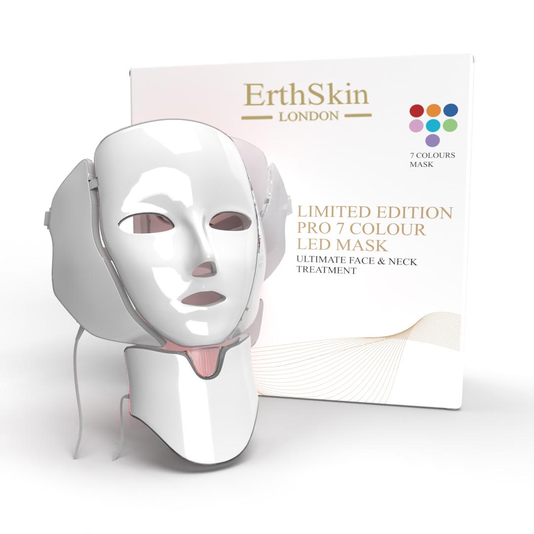 7-farbige LED-Maske für Gesicht und Hals - limitierte Auflage