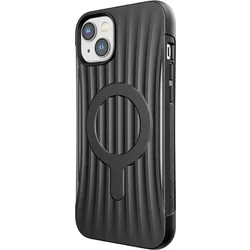 X-Doria Raptic Clutch MagSafe - biologicky biologisch abbaubar Hülle für iPhone 14 Plus (getestet bei Sturz aus Höhe 3 m) (schwarz)