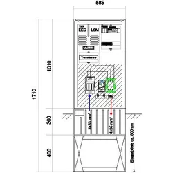 GSAB Elektrotechnik Anschlußsäule bis 37kW 58S1700-AR01-37kW3