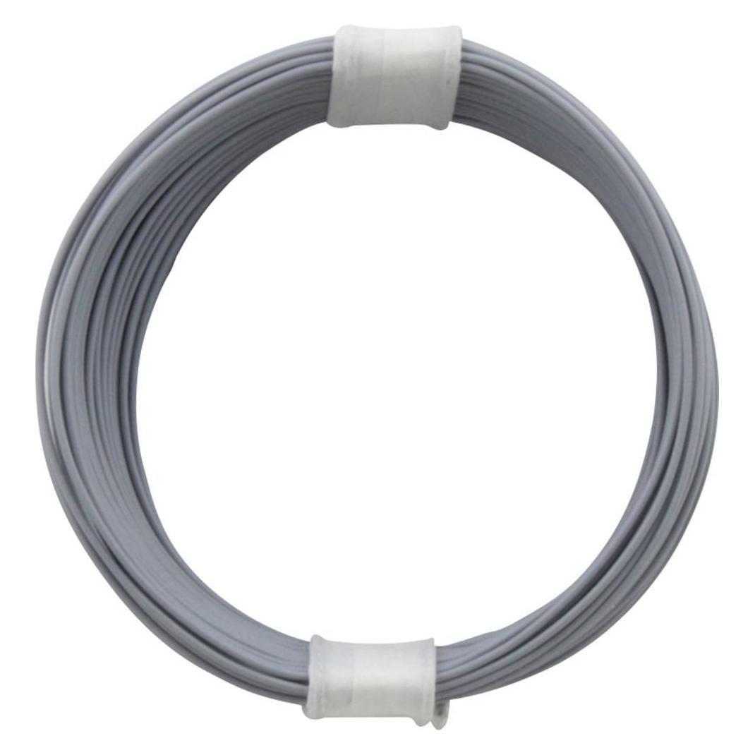Donau Kupfer-Litze 10m Grau Extra Dünn (10 m) (110-9)
