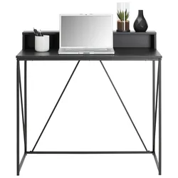 Schreibtisch in Schwarz