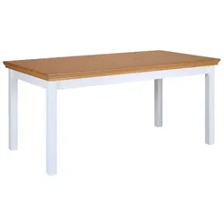 Inter Link Esstisch Maluno 166 x 104 cm Holz Braun Eiche