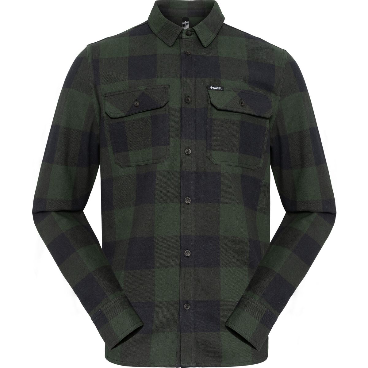Sweet Protection Forester Flannel Shirt kombu green (77000) M 820570-77000-M