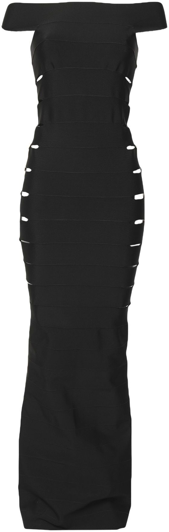 Azzaro Vestido largo Mujer Negro 38 Mujer