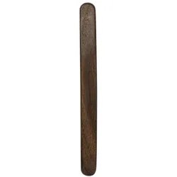 Holzhaarspange - schmal Nussbaum natur 6cm