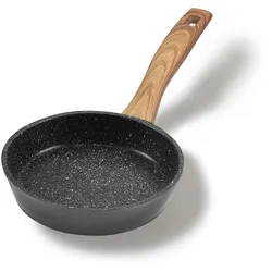 STONELINE® Back to Nature Bratpfanne 14 cm, antihaftbeschichtete Omelettpfanne, Induktion geeignet
