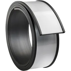Etikettenhalter, C-Profil, magnetisch,  Abschnitte 40 mm | 1.000 mm, Ferrit, schwarz