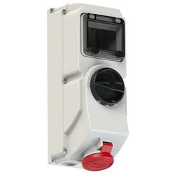 PCE 7614-6 CEE-Steckdose abschaltbar DIN 16A 4p 6h IP44/IP54 76146