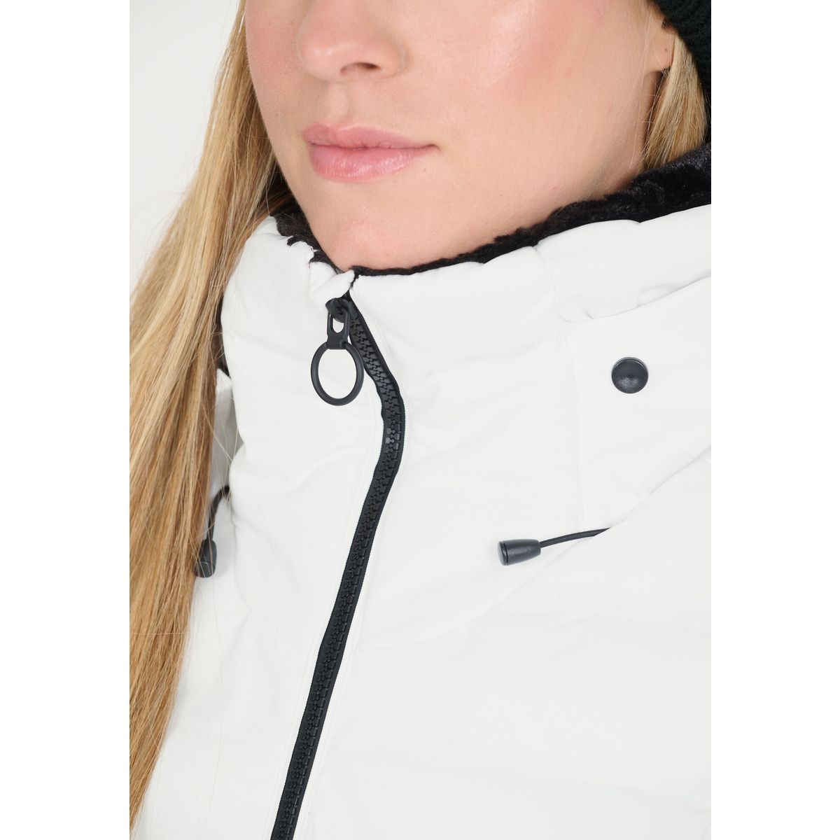 CMP Woman Ski Ski Jacket FIX Hood bianco (A001) 44 34W4406-A001-44