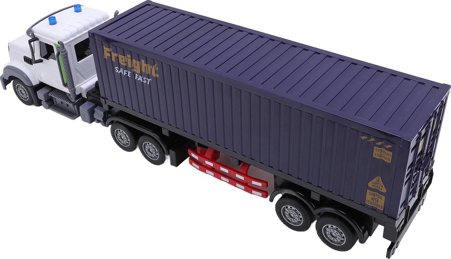 Gistuch Elektrische op afstand bestuurbare container transportwagen met licht en geluid voor kinderen