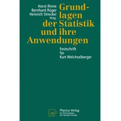 Grundlagen der Statistik und ihre Anwendungen, Fachbücher von Bernhard Rüger, Heinrich Strecker, Horst Rinne