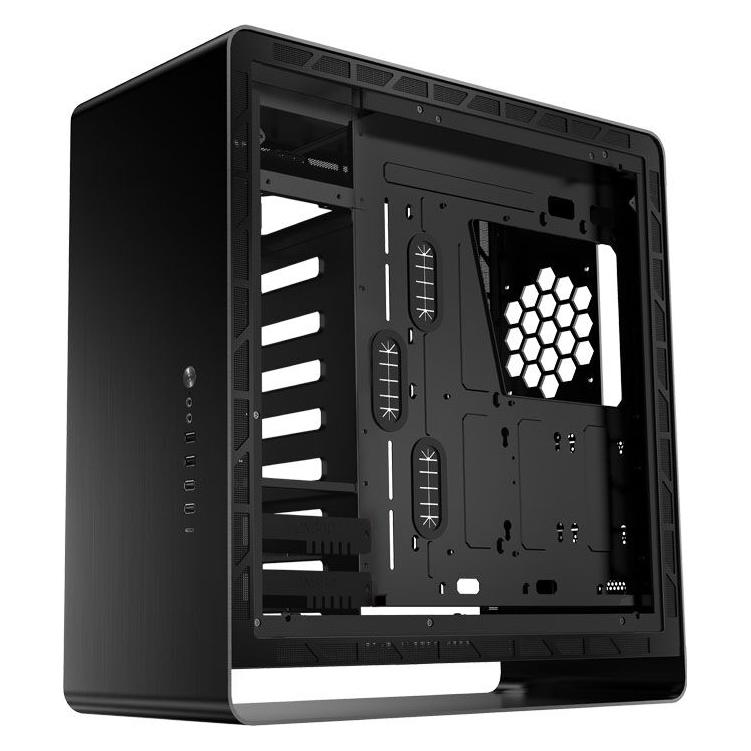 Jonsbo UMX6S E-ATX Midi-Tower, Tempered Glass - schwarz (ATX, E-ATX, mATX, Mini-ITX) (GEJB-123)