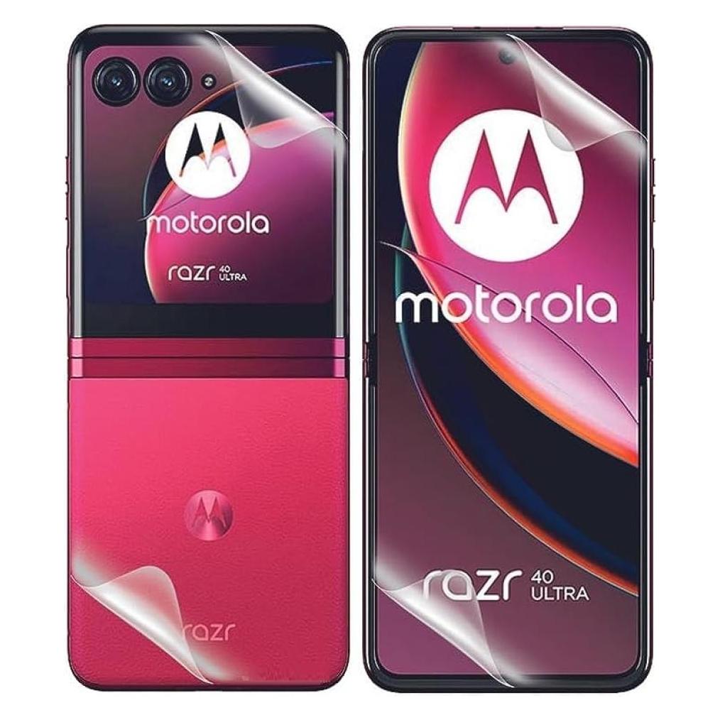 Screenguard 100% Display Schutz Folie Motorola Razr 40 Ultra Crystal Clear (Motorola Razr 40 Ultra) (00032801)