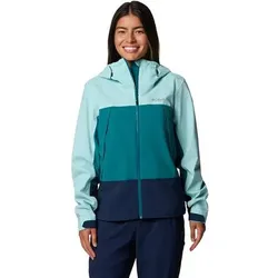 COLUMBIA Damen Regenjacke Boulder Falls Jacket, Größe L in Blau Blau