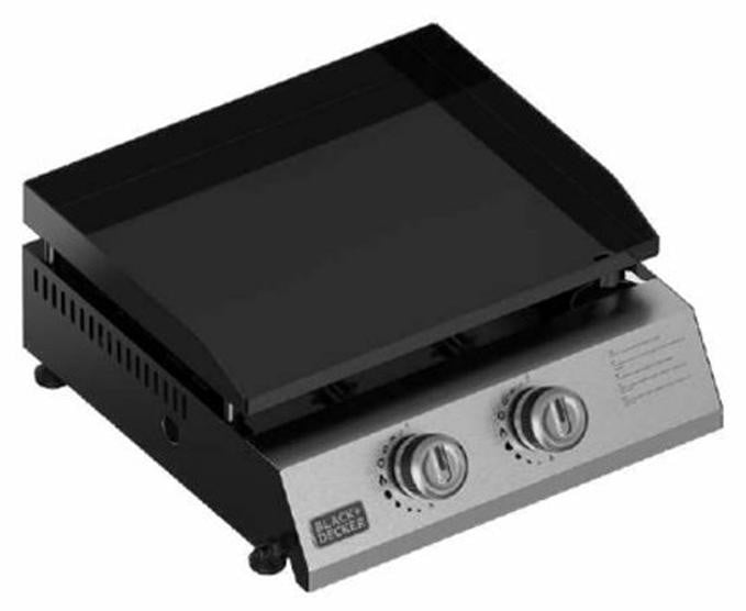 Black+Decker BXOP4900E Tabletop Gasgrill met 2 branders
