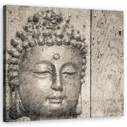 WANDBILD religion grau