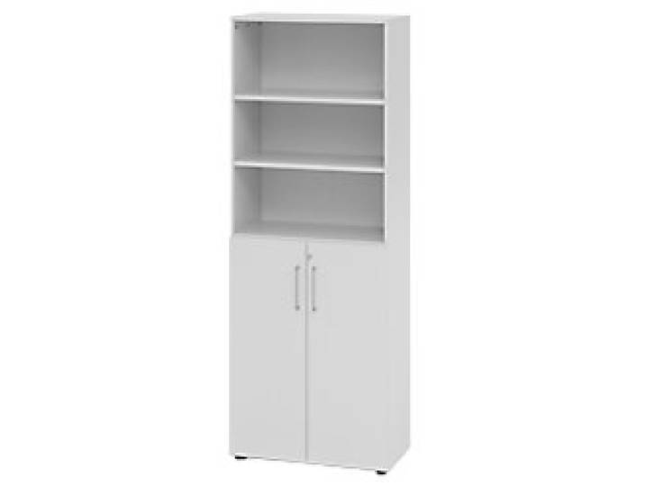 Hammerbacher Spanplatte Schrank 5 Fachböden Grau