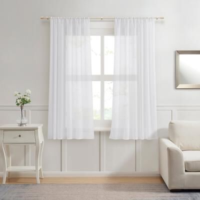 DKNY Fin Curtain Rod and Finial Set