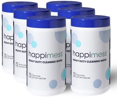happimess, All Purpose Multi Surface Heavy Duty Cleaning Wipes Bleach Free