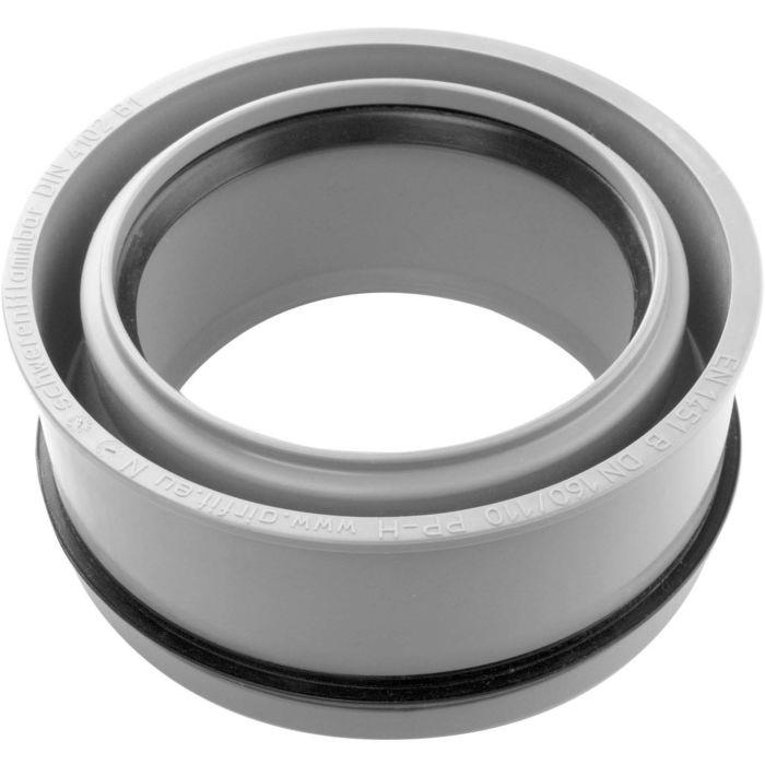 Airfit Abwasser-Innen-Reduzierstück 160110IR DN 160 x 110, für HT und KG-Rohre, aus Polypropylen