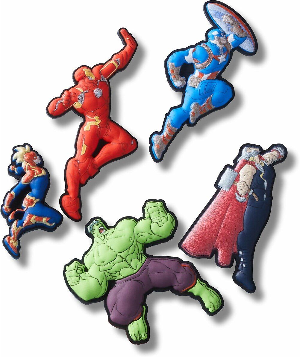 CROCS Lot de 5 Jibbitz Heros Avengers