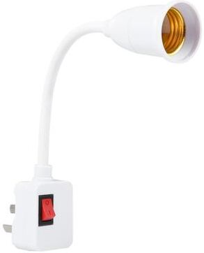 United Adjustable Flexible E27 Bulb Holder With Switch US Plug Socket Extension Converter us Plug